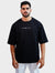 Forever Oversized Black Shirt - Raah.pk